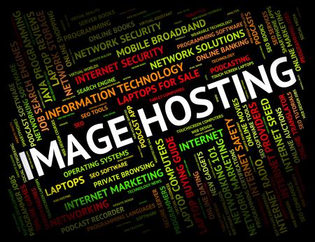 Image Hosting Represents Pictures Webhost And Www