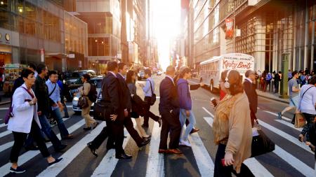 people walking