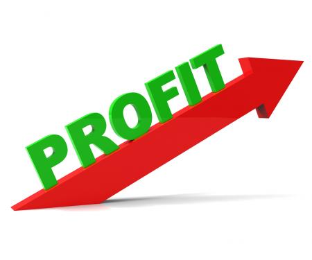 Increase Profit Means Upwards Raise And Revenue