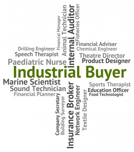 Industrial Buyer Indicates Word Industrialized And Industries