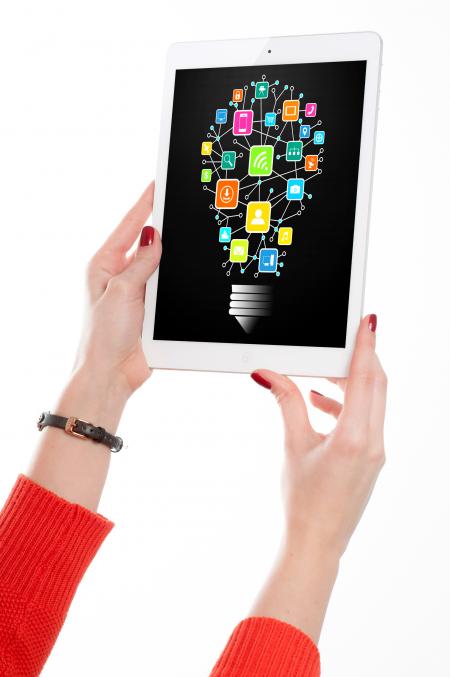 Information Technology Idea on Tablet