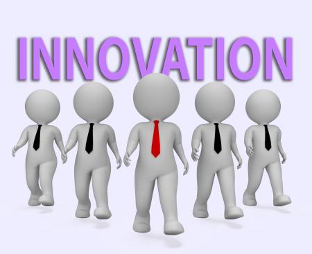 Innovation Businessmen Means Transformation Entrepreneurs And Restruct