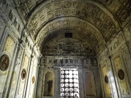 Inside of abandoned church