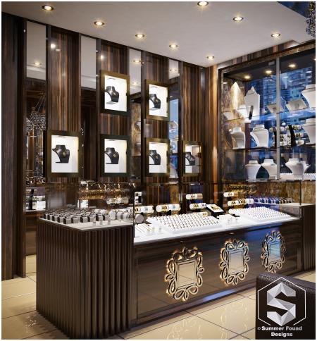 Interior jewelry store