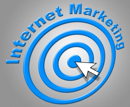 Internet Marketing Shows World Wide Web And Advertising