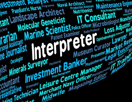 Interpreter Job Shows Profession Jobs And Translators