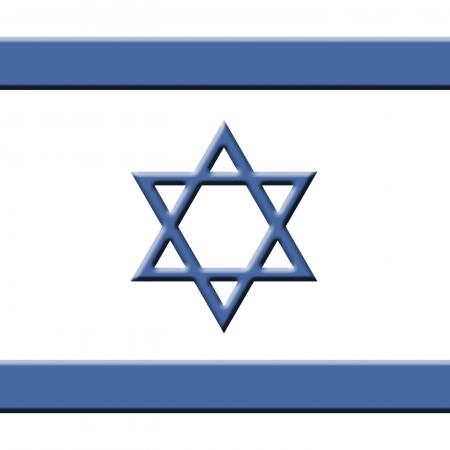 Israel Flag Indicates Middle East And Destination