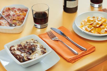 Italian food background