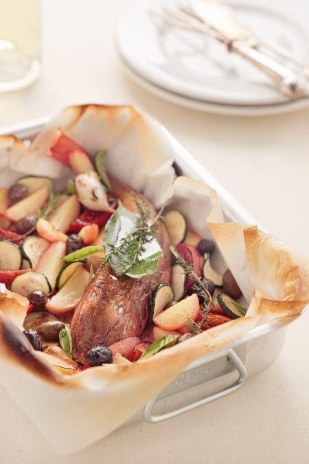 Italian food background