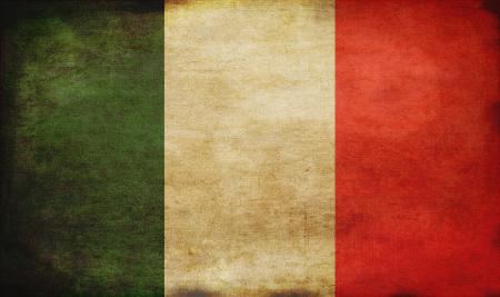 Italy Grunge Flag