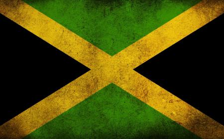 Jamaica Grunge Flag