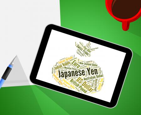 Japanese Yen Shows Foreign Currency And Banknote