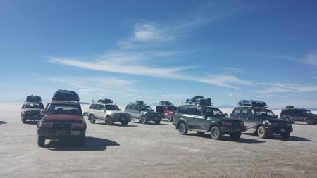 Jeeps in the Desert