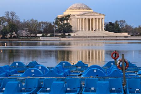 Jefferson Memorial & Pedal Boats - HDR