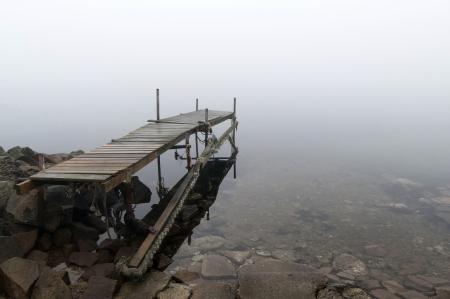 Jetty in fog at Holländaröd 1