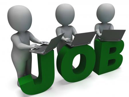 Job Online Shows Web Employment Search