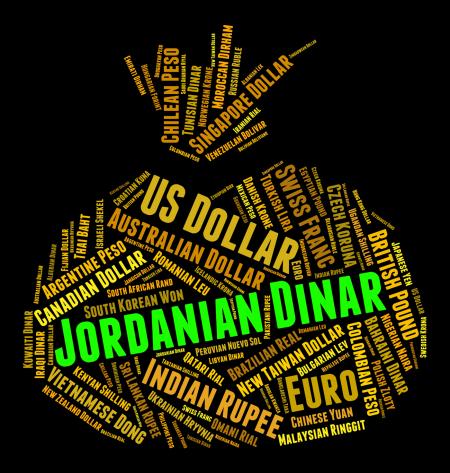 Jordanian Dinar Represents Forex Trading And Banknote