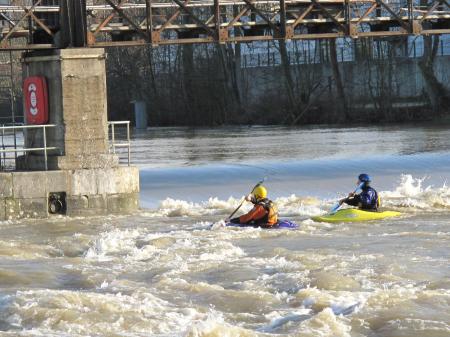 Kayaking in the River