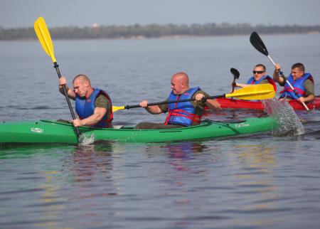 Kayaking in the River