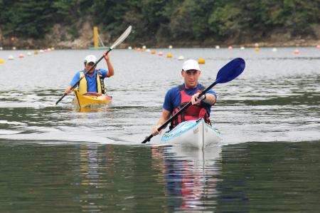 Kayaking in the River