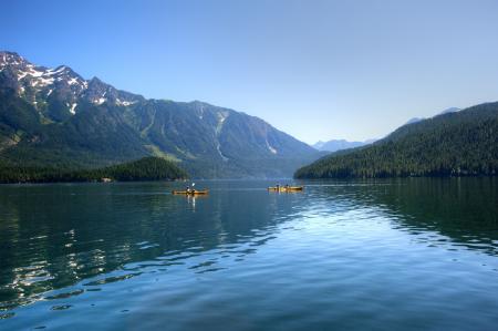 Kayaking in the River