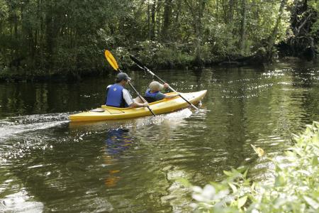 Kayaking in the River