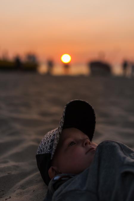 Kid on the Beach