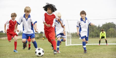 Kids Playing Football