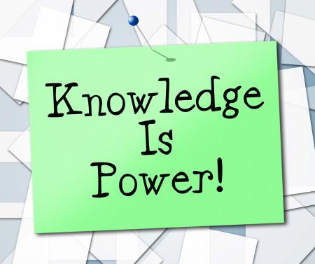 Knowledge Is Power Represents University College And Studying