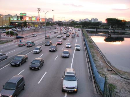 Kuala Lumpur highway view