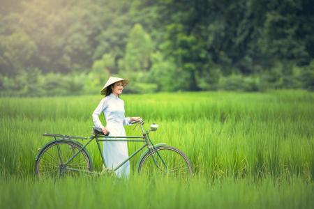 Lady with the Bicycle