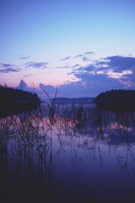 Lake on the Evening