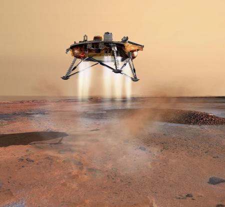 Landing on Mars