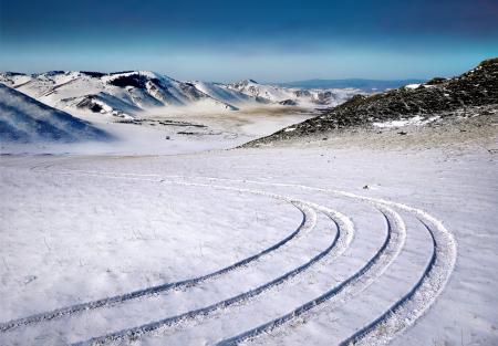 Landmark Photography of Hills Covered With Snow