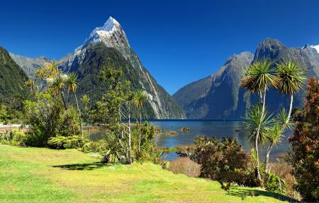 Landscape Photograph of Lake and Mountains