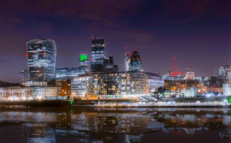 Landscape Photography of City Structures during Night Time