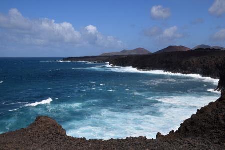 Lanzarote, typical seascape