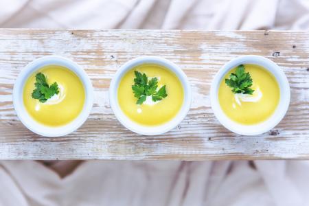 Leek and potato soup