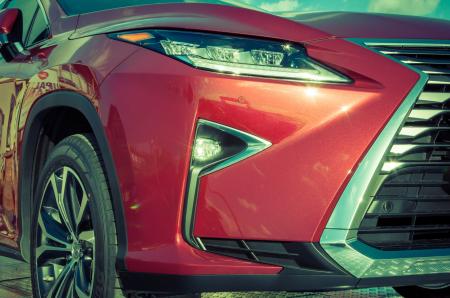 Lexus RX 200t front closeup