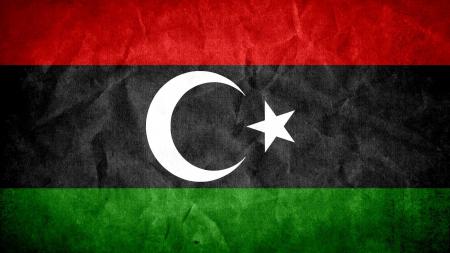 Libya Grunge Flag