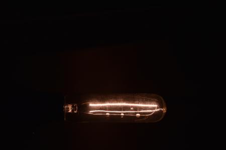 Light Bulb Black Background