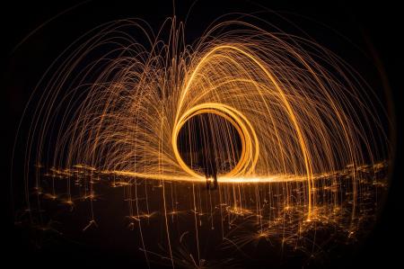 Light Painting at Night