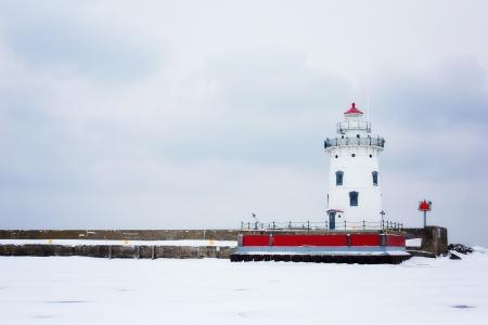 Lighthouse in Winter