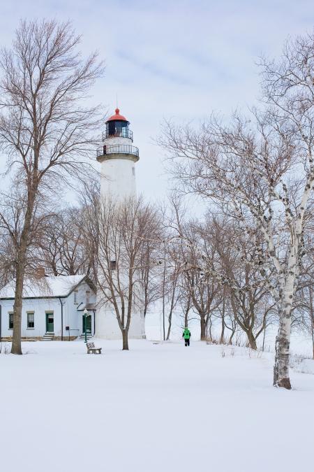 Lighthouse in Winter