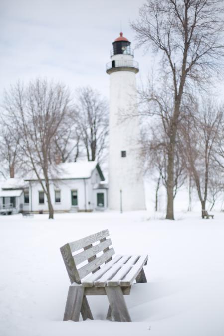 Lighthouse in Winter