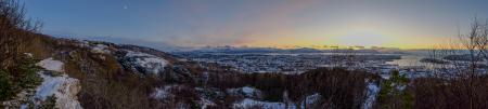 Linken snow view panorama