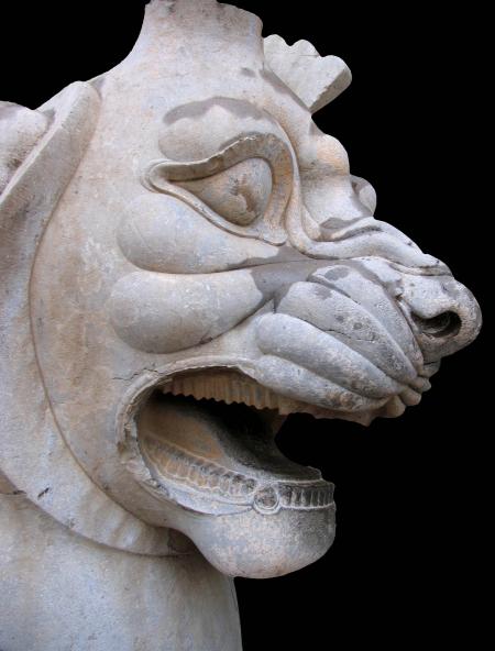 Lion sculpture, 2500 years ago, Iran