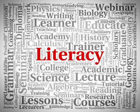 Literacy Word Means Read Proficiency And Ability