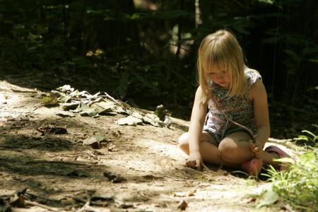 Little Girl in the Jungle