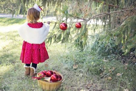 Little Girl on Christmas